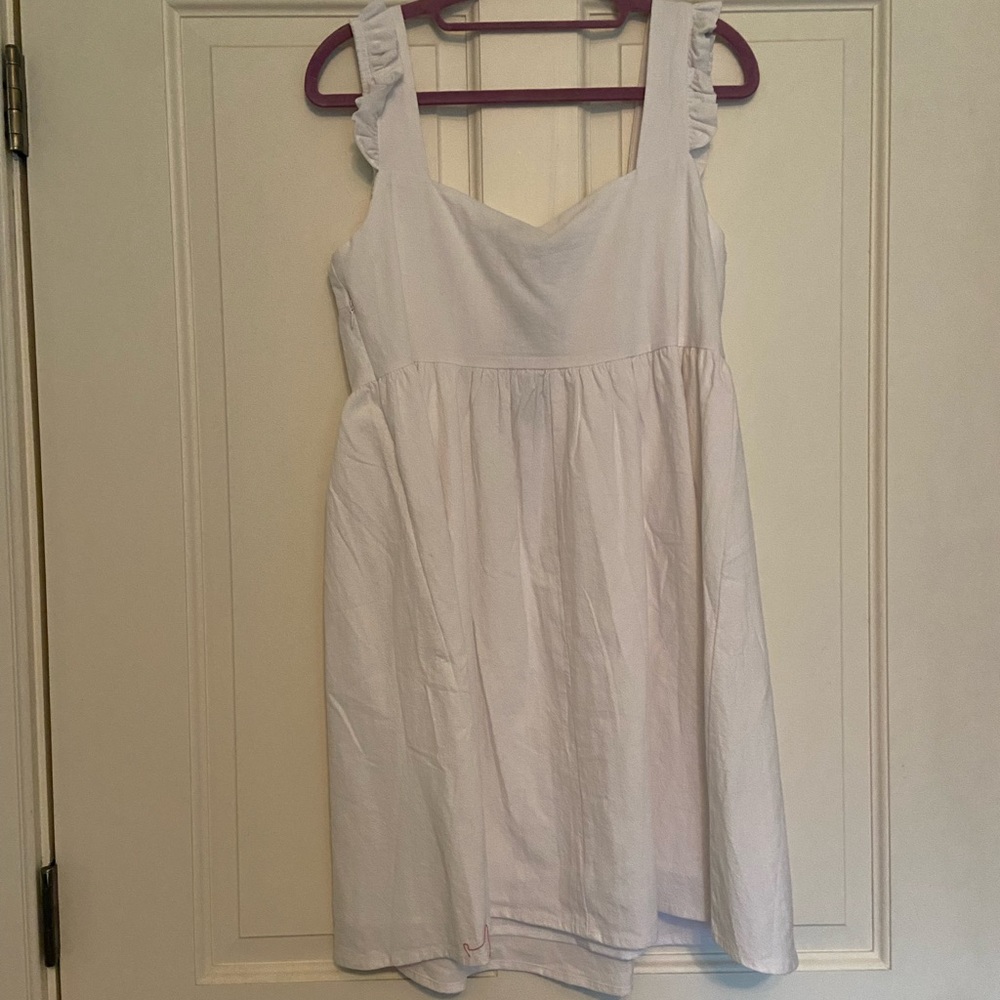 White sundress.